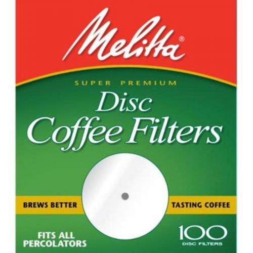 3.5 Inch White Disc Coffee Filters - 100 Filters - FREE SHIPPING