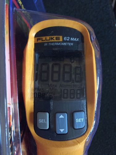 Fluke 62 max infrared thermometer aa battery -20 to +932 degree f range fluke for sale