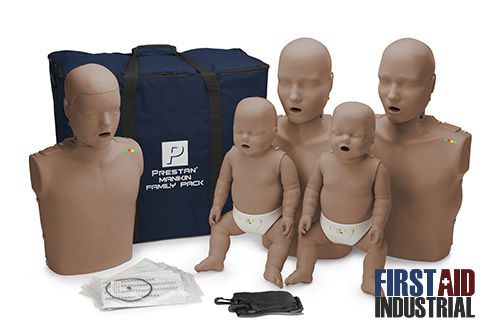 Prestan CPR AED Manikin DarkTone- 2 Adult 1 Child 2 Infant Monitor PP-FM-500M-DS