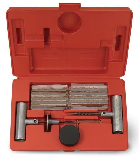 Tooluxe 50002L Tire Repair Kit Set to Plug Flat and Punctured Tires | 35-Piec...