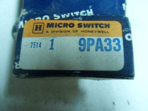 (N2-2) 1 NEW MICRO SWITCH 9PA33 ACTUATOR