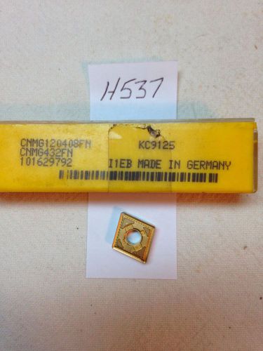 7 new kennametal cnmg 432 fn carbide inserts. grade: kc9125 {h537} for sale