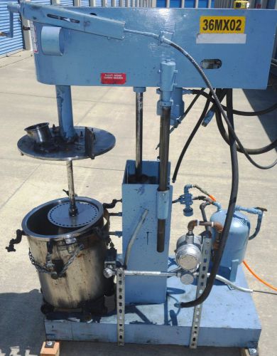 Myers vacuum mixer jacketed can disperser shear exproof blender dispersion