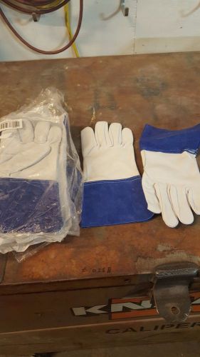Welding Gloves 4&#034; Cuff, Large (7 Pairs)