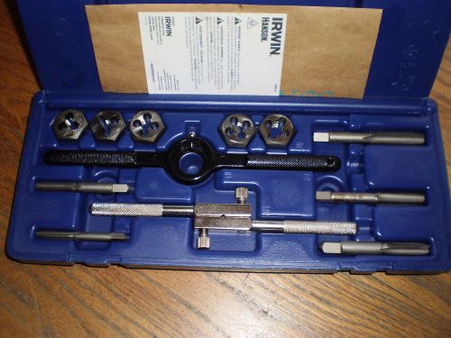 IRWIN HANSON 12 Pc. Fractional Tap &amp; Hex Die Set!! 24612  NEW USA MADE