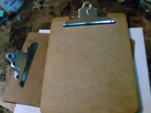 Masonite clipboards set of 2 different size