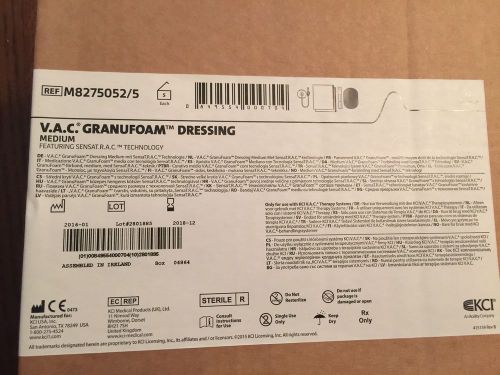 M8275052/5 GranuFoam Medium KCI  Dressing Box of Five Pieces