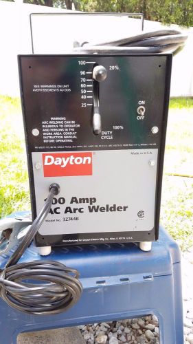 Dayton 100 Amp AC ARC Welder Model 110-104