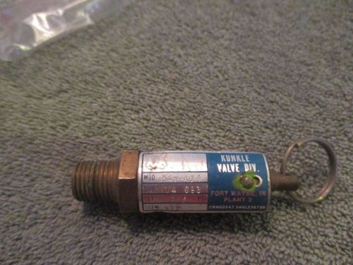 New, never used! Brass 1/4&#034; Pop Off Valve