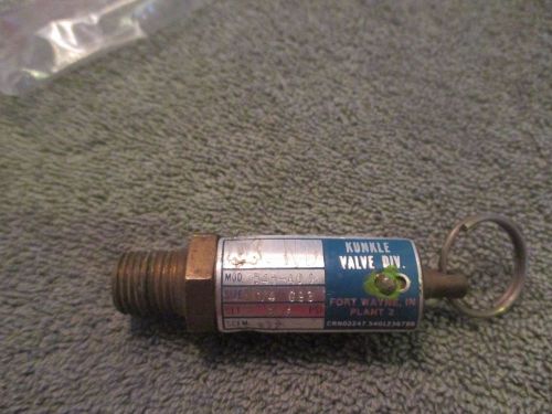 New, never used! Brass 1/4&#034; Pop Off Valve