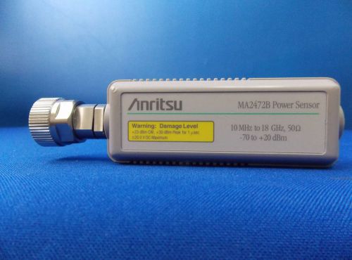 Anritsu MA2472B Power Sensor, Diode, 10 MHz to 18 GHz, -70 to +20 dBm