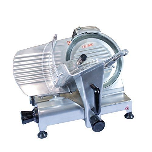 Chicago food machinery cfm-10 deli meat slicer, stainless steel, 10&#034; for sale