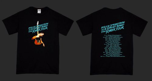 Bruce Springsteen &amp; The E Street Band 2016 The River Tour Date T Shirts S - 5XL