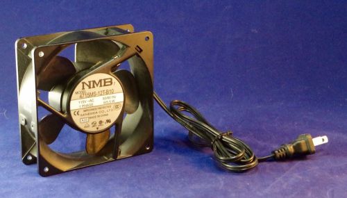 NMB AC AXIAL FAN MODEL 4715MS-12T-B10 115V~ 50/60hz  IMPENDANCE PROTECTED