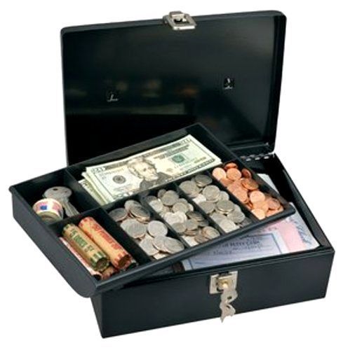 New Master Lock 7113D Cash Box with 7-Compartment Tray Free ShiP