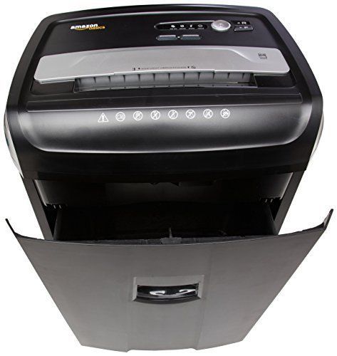 Amazonbasics 24 sheet cross cut paper cd and credit card shredder pullout basket for sale