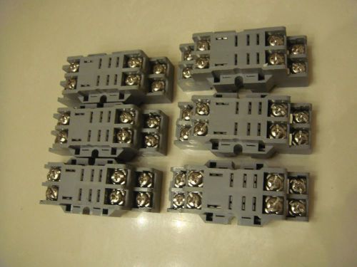 Lot 5 of Conn Relay Socket SKT 2  P &amp; B 27E895 POS Screw ST Panel Mount