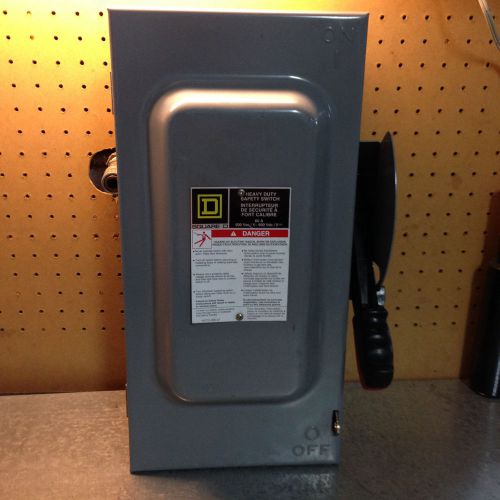 SQUARE D  SAFETY SWITCH 60 AMP 600 VOLT DISCONNECT