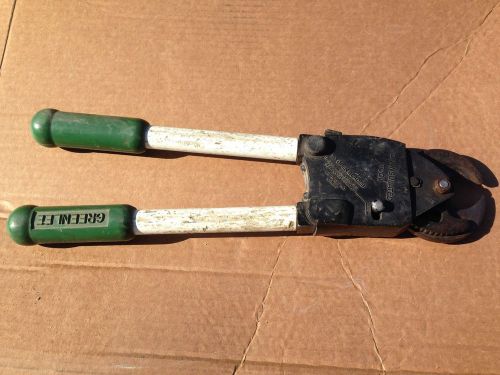 GREENLE 754 RATCHET WIRE, CABLE CUTTER