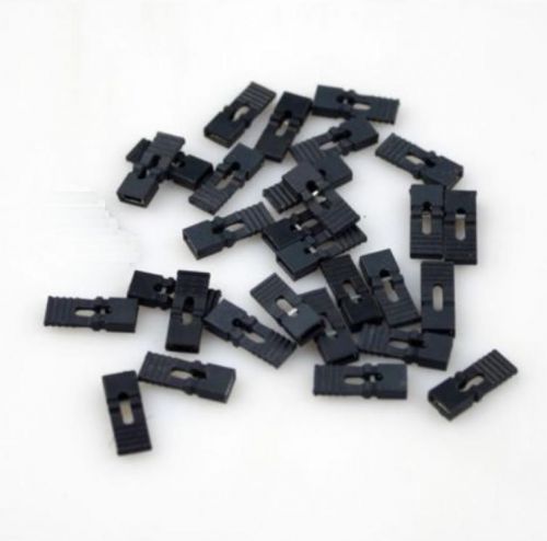 100pcs Black mini jumper with handle (shunts) for 2.54mm pin header connector