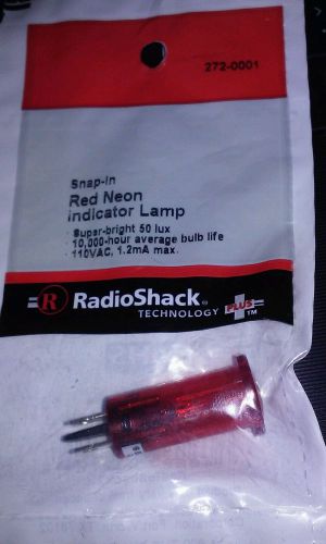 RadioShack Snap-in Red Neon Indicator Lamp 272-0001