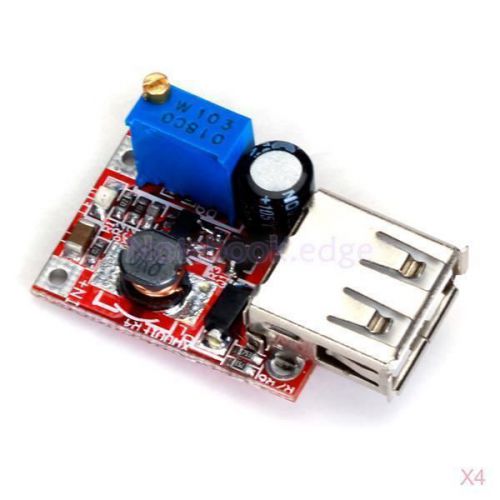 4x Solar Boost DC-DC 3V-5V Adjustable Power Module USB Out