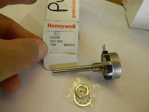 New* Honeywell Potentiometer 53C15K 5K 2w Linear  Mil Spec.    B4