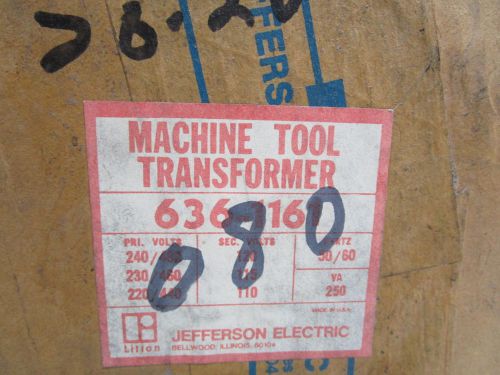 JEFFERSON ELECTRIC TRANSFORMER 636-1161 *FACTORY SEALED*