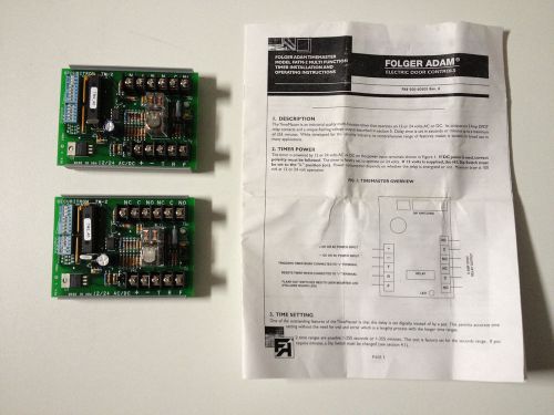 Lot securitron tm-2 time master ii multi-function timer and rb4-24 relay board for sale