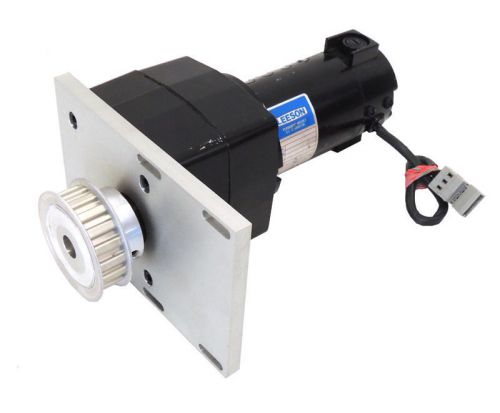 Leeson permanent magnet dc gearmotor 90v &amp; gear reducer m1115001.00 / warranty for sale