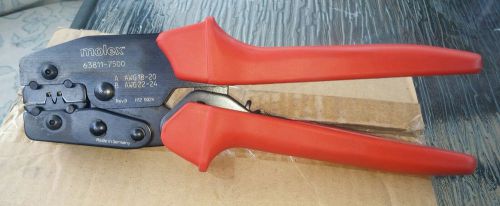 New molex/ waldom 63811-7500 tool hand crimp .156 term racjet for sale