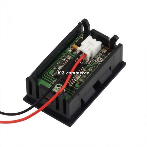 New Mini Digital Voltmeter 3.5-30V Red LED Vehicles Motor Voltage Panel Meter K2