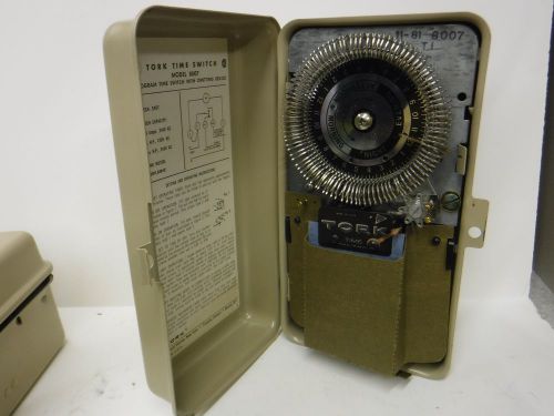 8007 tork time program switch time clock 8007 with omitting device nos for sale