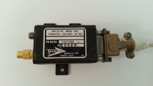 Transco 710C72400 SMA RF Transfer Switch 28VDC DC-18GHz
