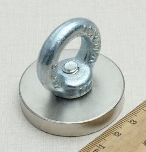Strong Neodymium Eyebolt Magnetic Ring face