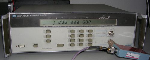 HP 5350A Microwave Frequency Counter Tested and Working on Both Inputs.