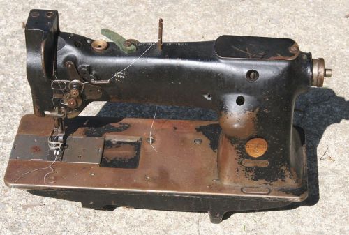 Vintage Industrial Singer Sewing Machine 111 W 751 Leather for Parts