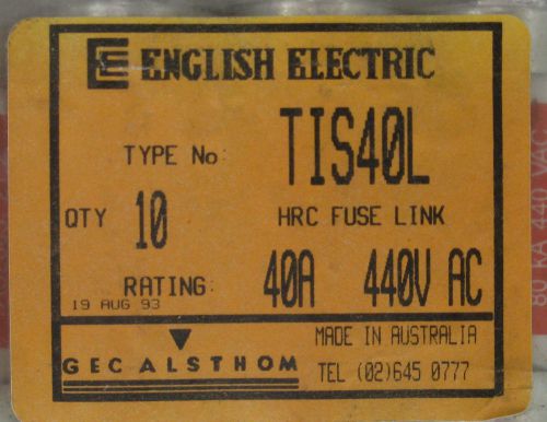 10 HRC Fuse GEC - 40A (TIS40L)