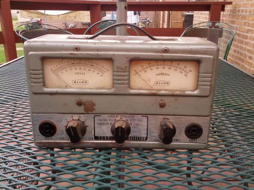 Vintage Allen Volt &amp; Amperes Tester E1402 Kalamazoo Michigan