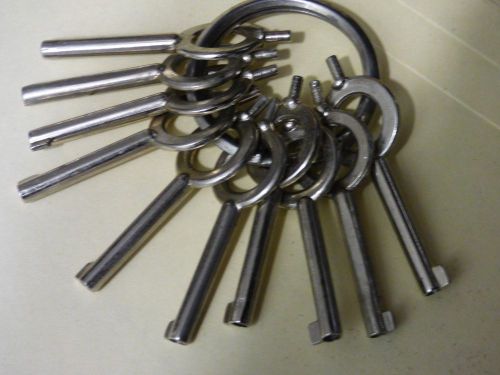 Handcuff keys  standard (10 keys)