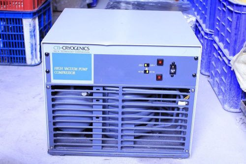 Cti-cryogenics 8200 high vacuum pump compressor 3 phase /2.0kw/400 psig/2/58kpa for sale