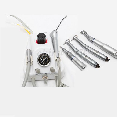 Dental portable turbine unit handpiece kit  4 holes 3 way syringe switch bottle for sale