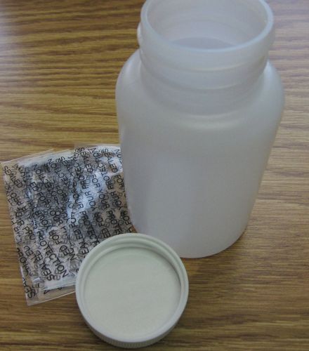 Plastic Wide Mouth Empty Medicine Bottles with Caps  150ml + SHRINK BAND