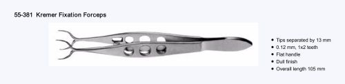 O3309 KREMER FIXATION FORCEPS, STRAIGHT Ophthalmic Instrument