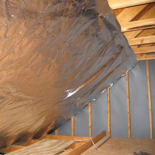 Reflective insulation attic foil faced radiant barrier reduce heating/cool costs for sale