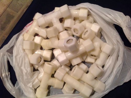 20 pieces. pvc &#034;t&#034; connector 5/8&#034; w/compression fittings for sale