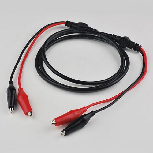 2X Double Ended Alligator Test Clip Probe Cable Wire B&amp;R 120cm for Digital Meter