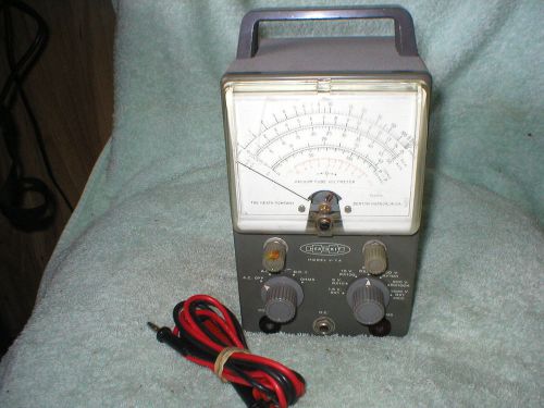 VINTAGE HEATHKIT VACCUM TUBE VOLTMETER MODEL V-7A &#034;Tested and Working&#034;
