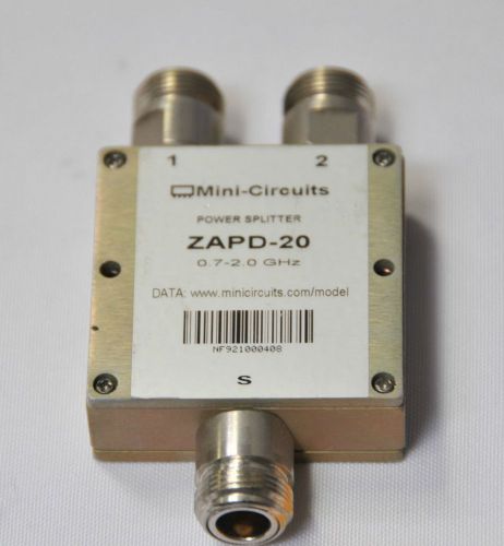 Mini-Circuits ZAPD-20 0.7-2.0 GHZ Power Splitter Tested With a 30 Day Warranty