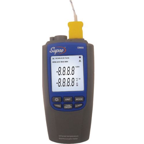 Supco em90 probe and infrared dual thermometer for sale